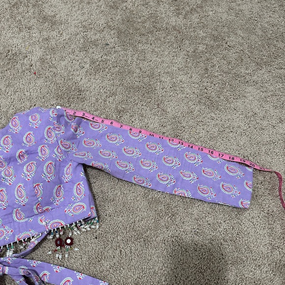 Annu’s Creation purple multicolor chaniya choli lehenga - Picture 15 of 17